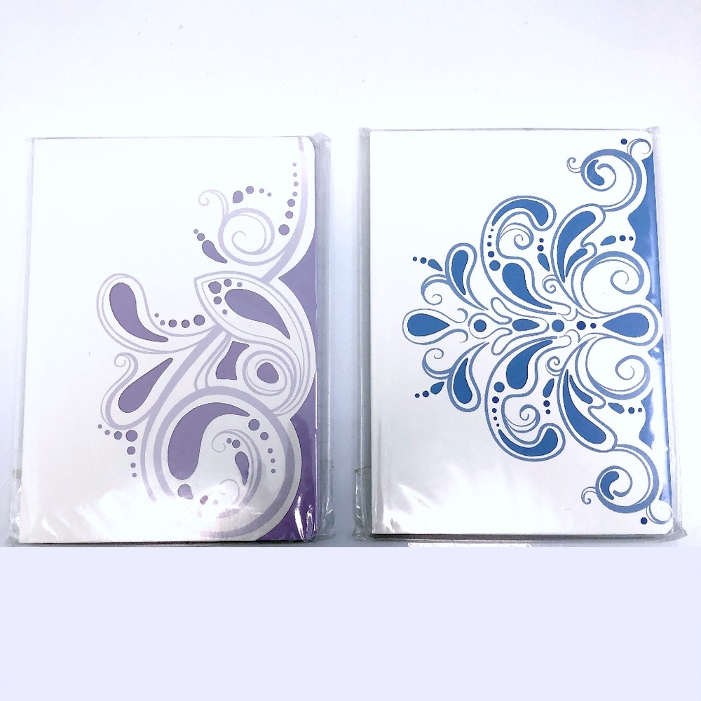 MICHAELS Journal 100 Page Ruled Sheet Flourish Set of 2 NEW!
